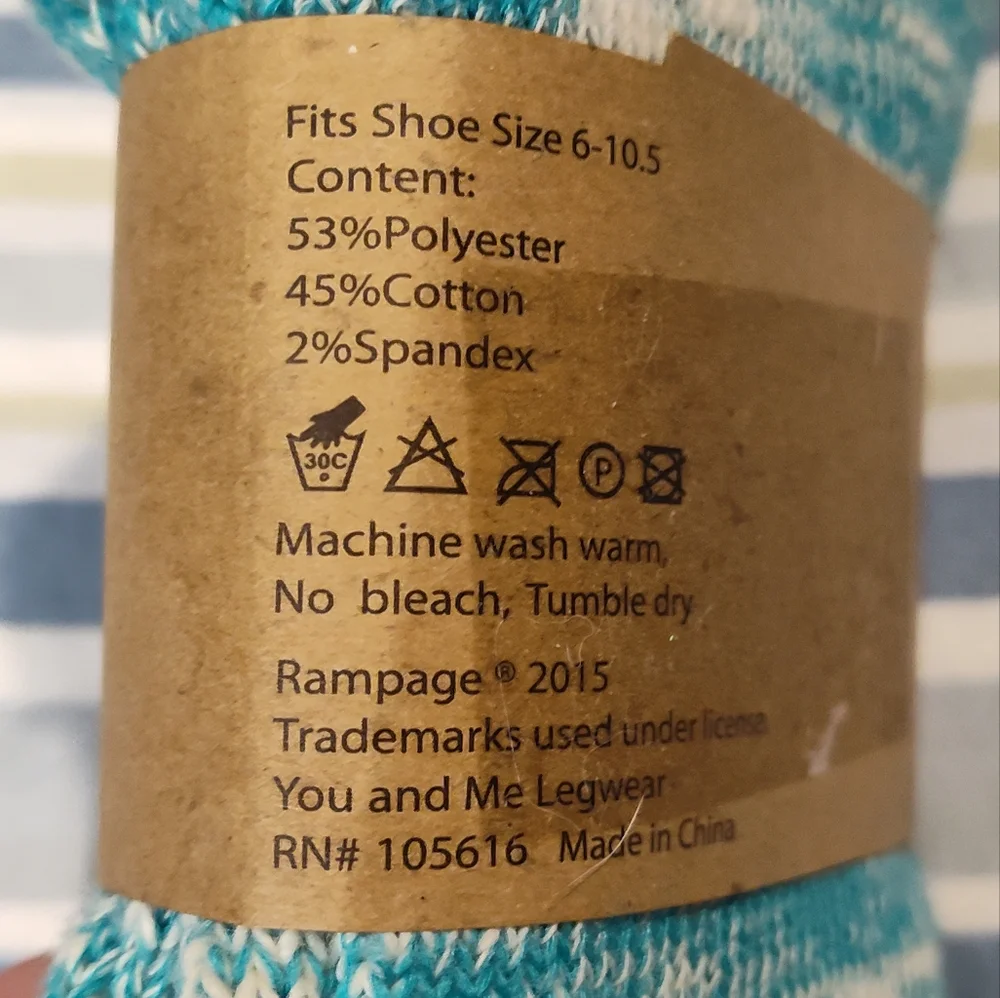 NWT! Rampage Boot Socks - Picture 5 of 6